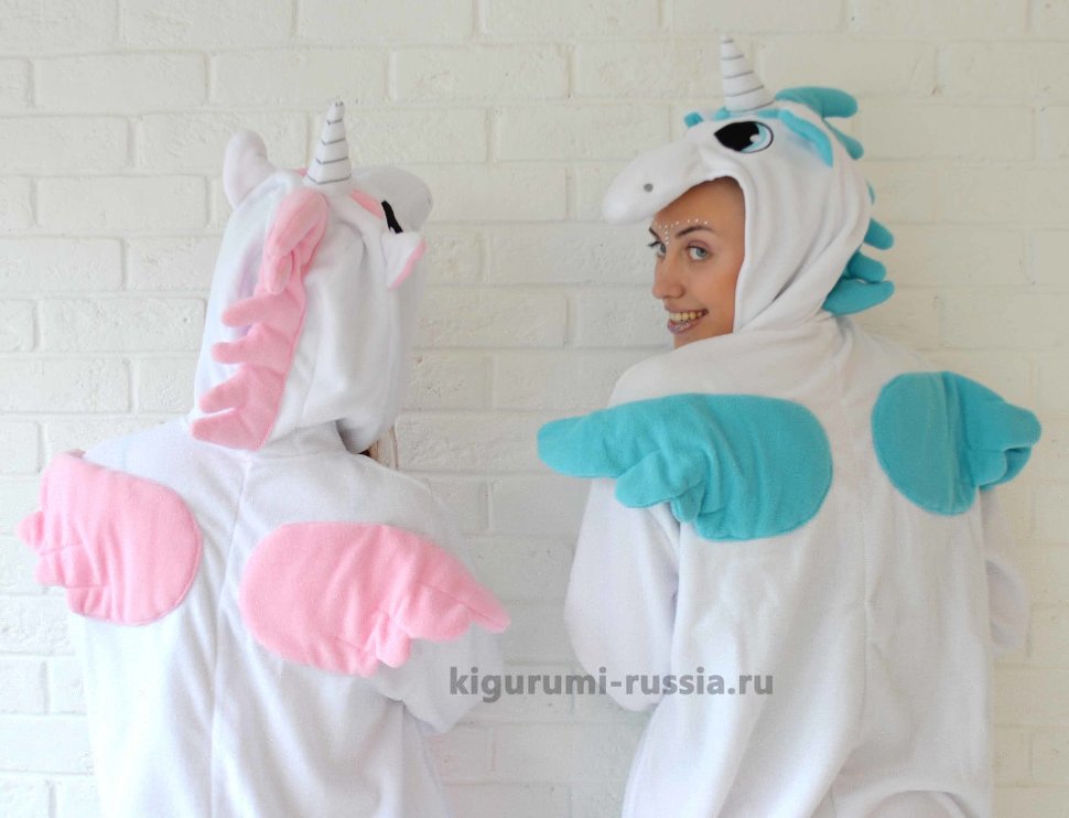Кигуруми Единорог голубой "ORIGINAL design"